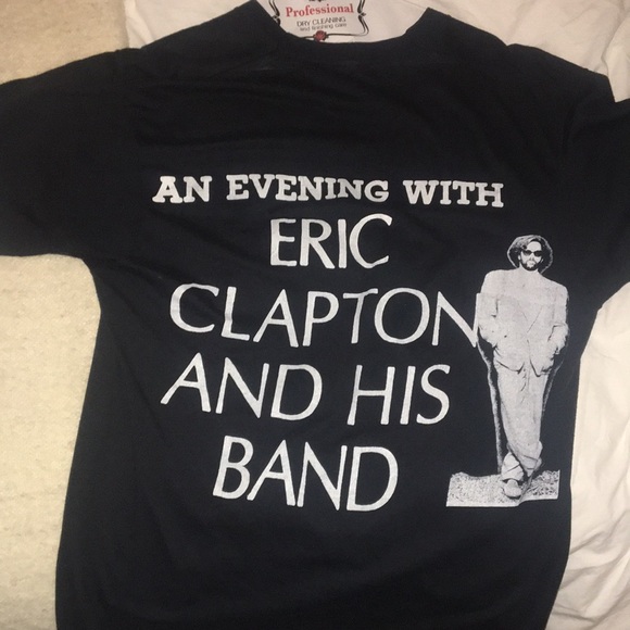 Vintage Eric Clapton “And his band” T Shirt. Rare - Picture 2 of 2